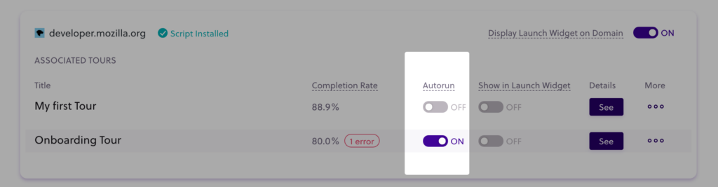 autorun dashboard