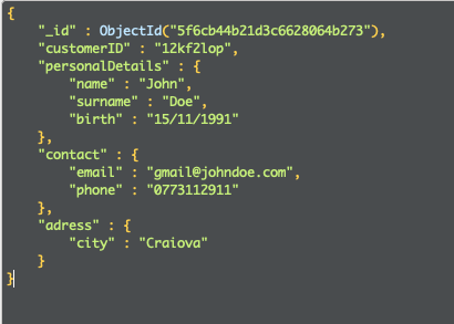 RESTFul APIs: Persistency & MongoDB 1 embedded modeling