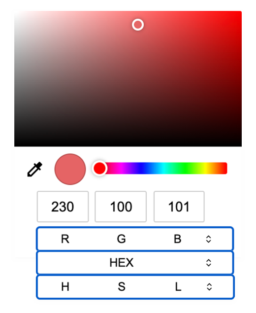 Creating and applying a theme 6 hsl rgb