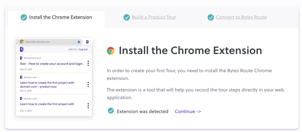 Getting started with Bytes Route 1 onboarding 1