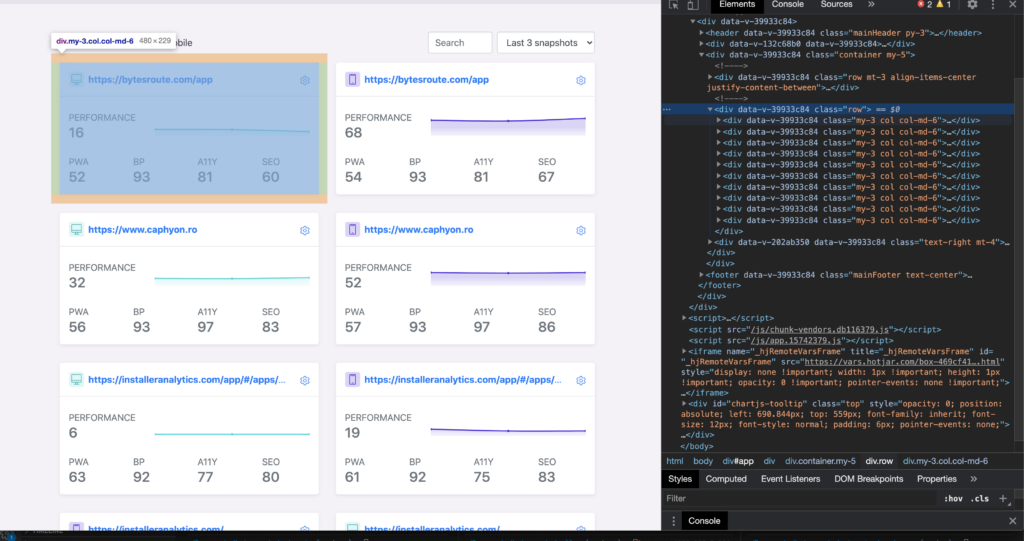 How we detect an HTML element 2 repetitive dom tree example