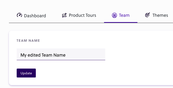 team name change