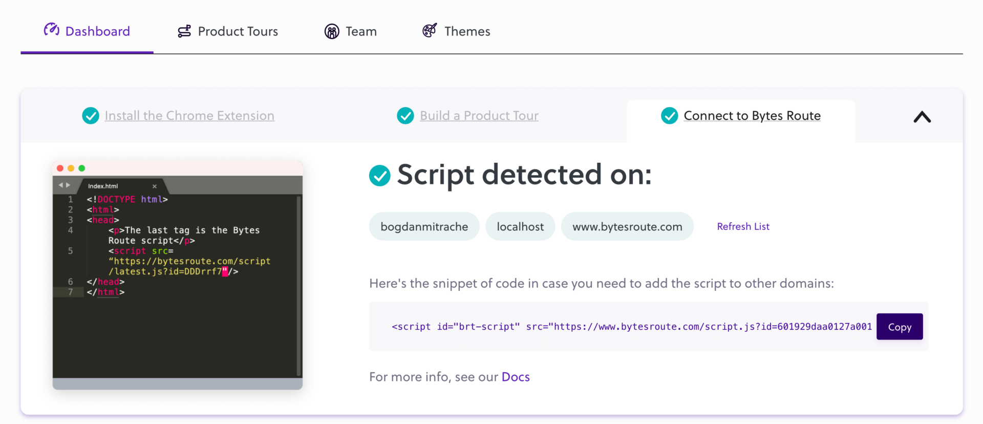 Collaborate with your peers with Bytes Route teams