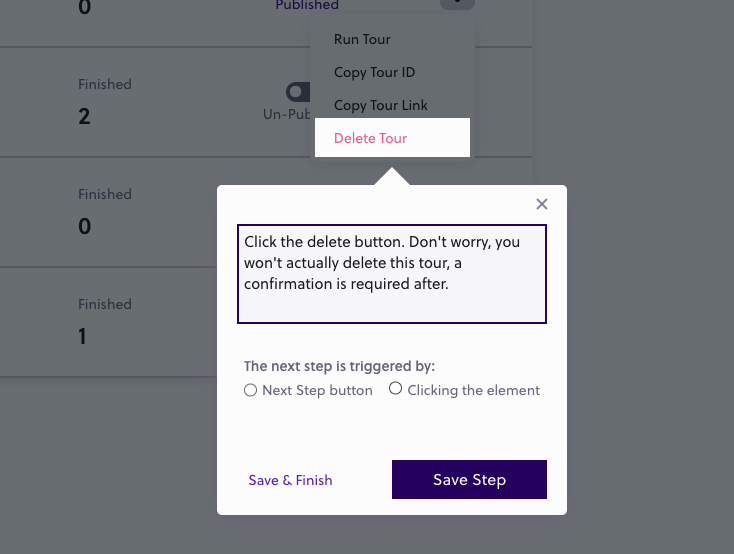 Bytes Route: a practical example 6 tour del step