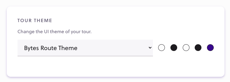Tour options page 4 tour theme 1
